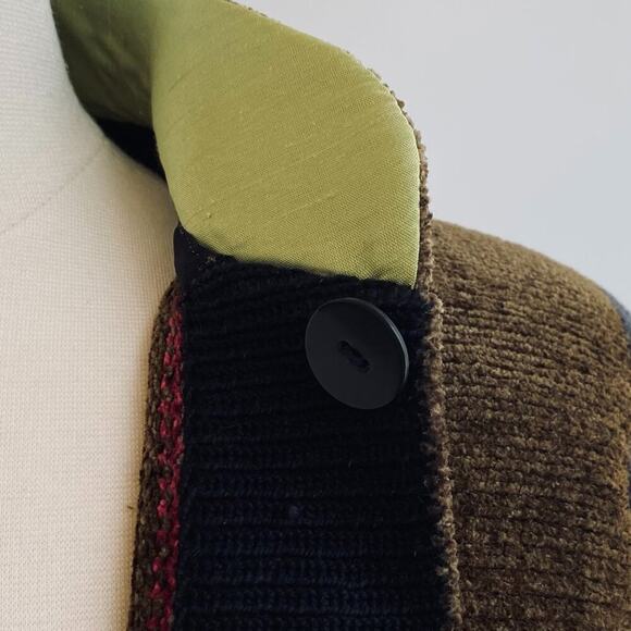 NWT Mina Norton Jacket Blazer Asian Inspired Chenille USA L - Picture 7 of 12